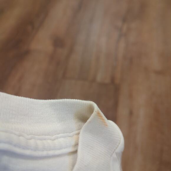 VTG Golden Moment American Goldfinch Bird Adult Medium Shirt Flowers Floral Farm - Picture 8 of 8